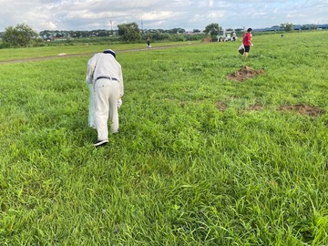 花火大会の翌日は大お片付け大会が開催されている。
